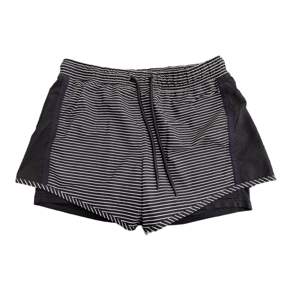 Tangerine womens shorts size small black and white strips